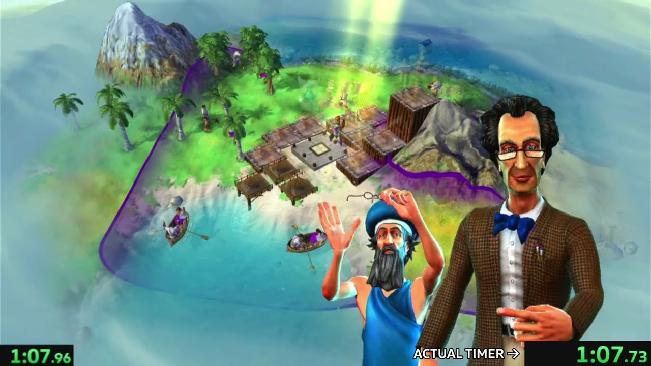 Civilization Revolution (Xbox 360) Economic% in 4:53 (world record as of 11/27/2022)