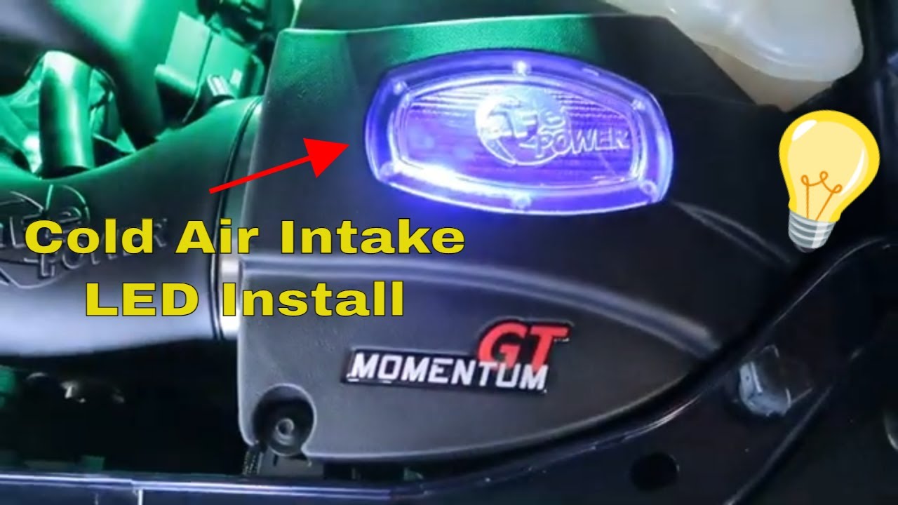 AFE Power Cold Air Intake LED Install Dodge Challenger
