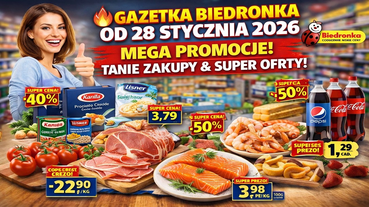 🔥 Gazetka Biedronka od 28 stycznia 2026 | Mega promocje 🛒 Tanie zakupy i super oferty!