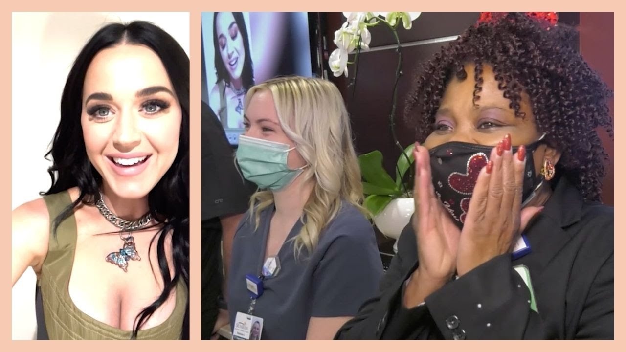 Katy Perry, Musicians On Call, and Kendra Scott Surprise Healthcare Workers At Sunrise Hospital