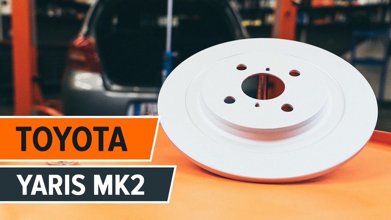 TOYOTA YARIS Mk2 Sedan hátsó féktárcsa csere [ÚTMUTATÓ AUTODOC]