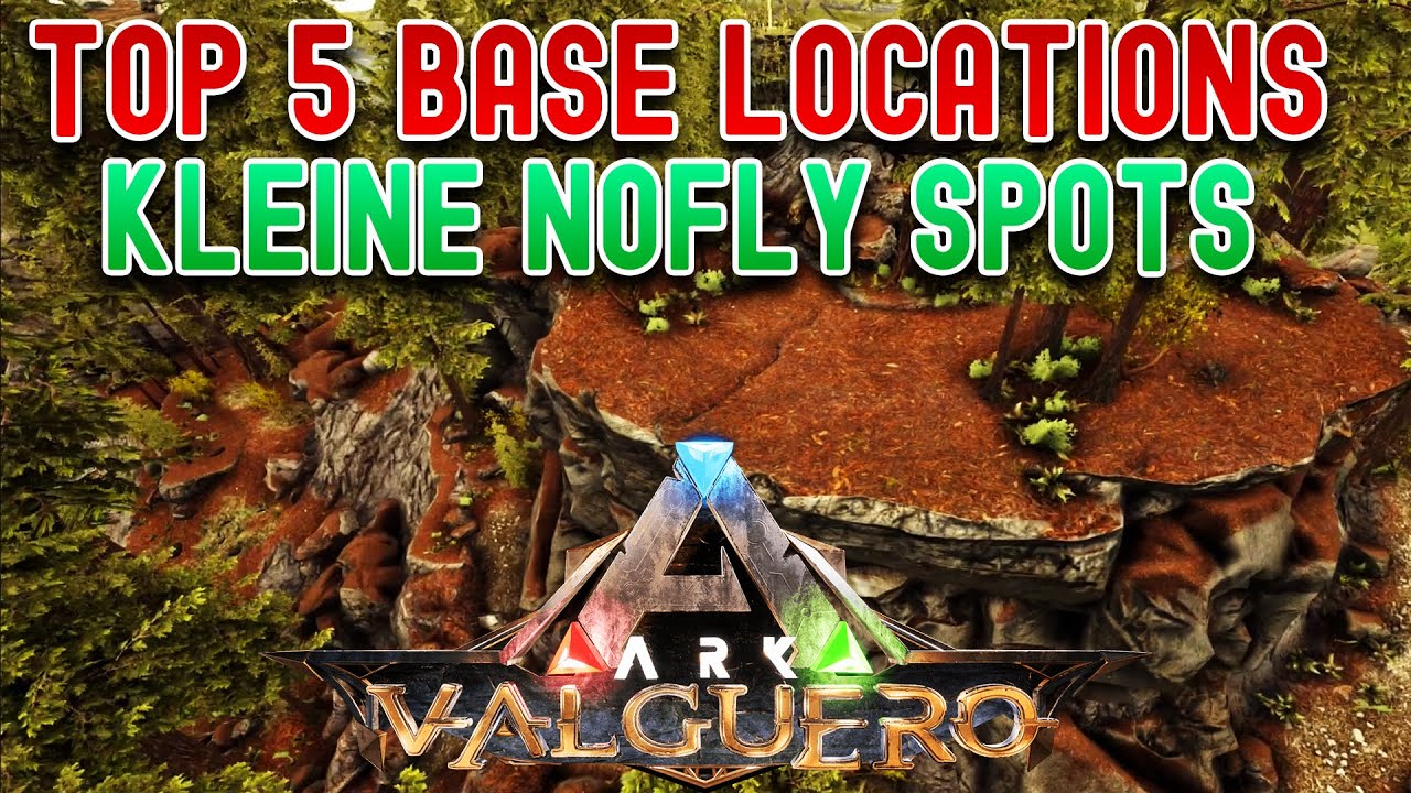 Teil 2 - Kleine Base Spots | Top 25 Base Locations Valguero | Ark PvP