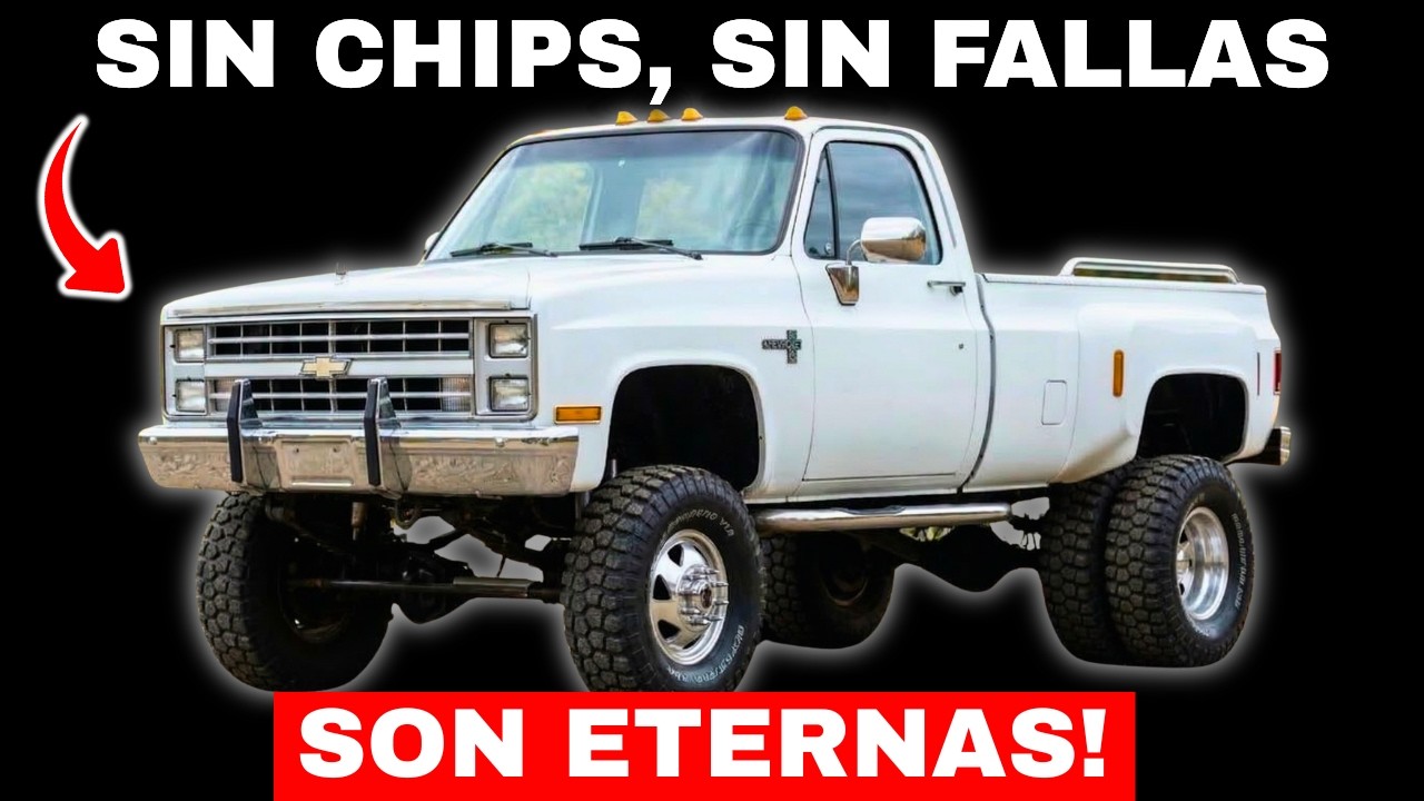12 Pickups INDESTRUCTIBLES de los 80 que son más duras que una piedra