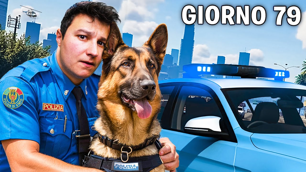 GTA 5: SOPRAVVIVO 100 GIORNI come POLIZIOTTO!