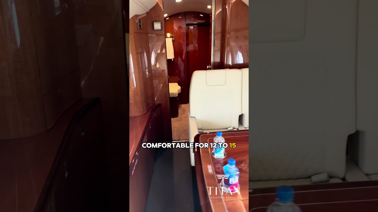 Частный самолет Gulfstream V за 10 миллионов долларов ✈️ #jettravel #privateaviation