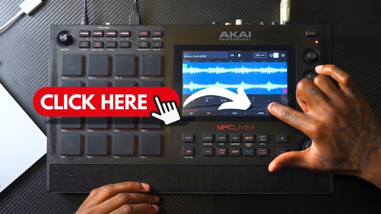 Как добавить мелодии и 808 к любому сэмплу в MPC Live 2