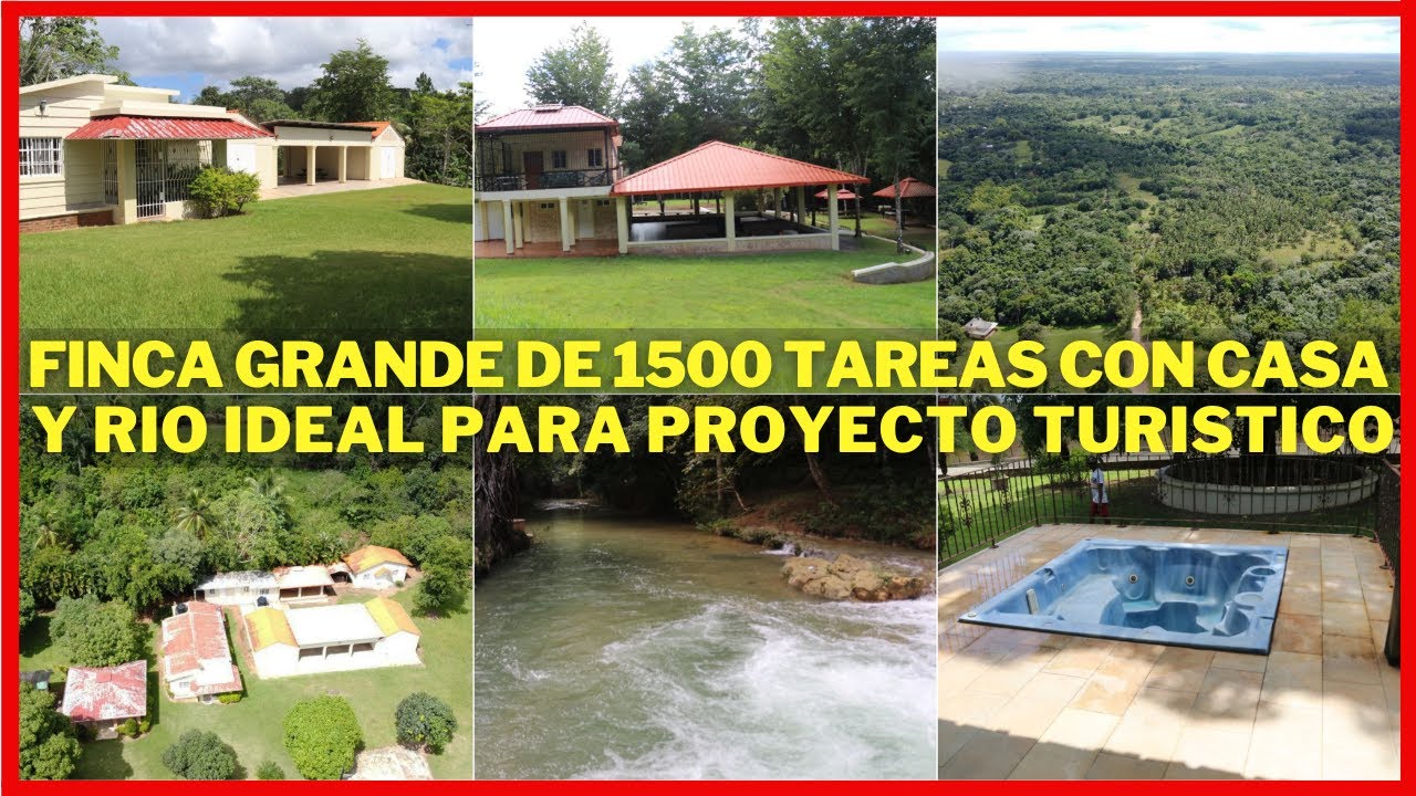 Finca de 1500 Tareas con Casa y un río Espectacular 👉ideal para Desarrollar Proyecto EcoTurístico👈