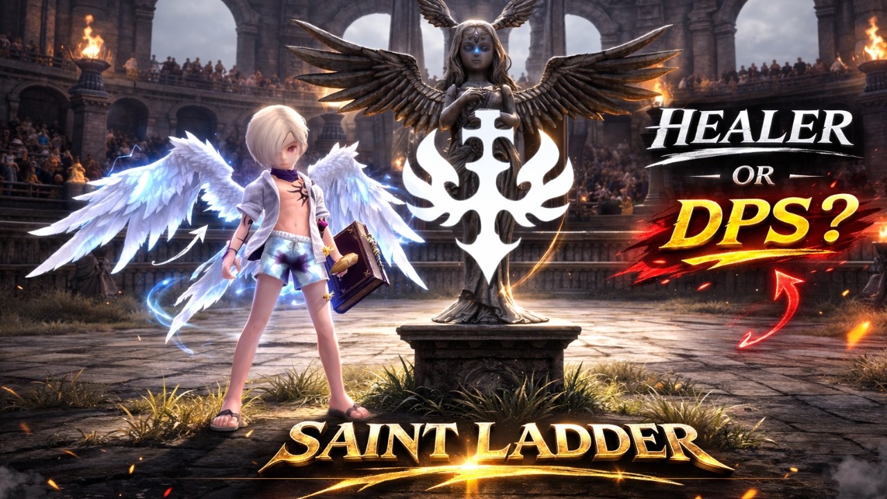 DRAGONNEST CLASSIC - SAINT LADDER 1VS1. THIS HEALER OR DPS?