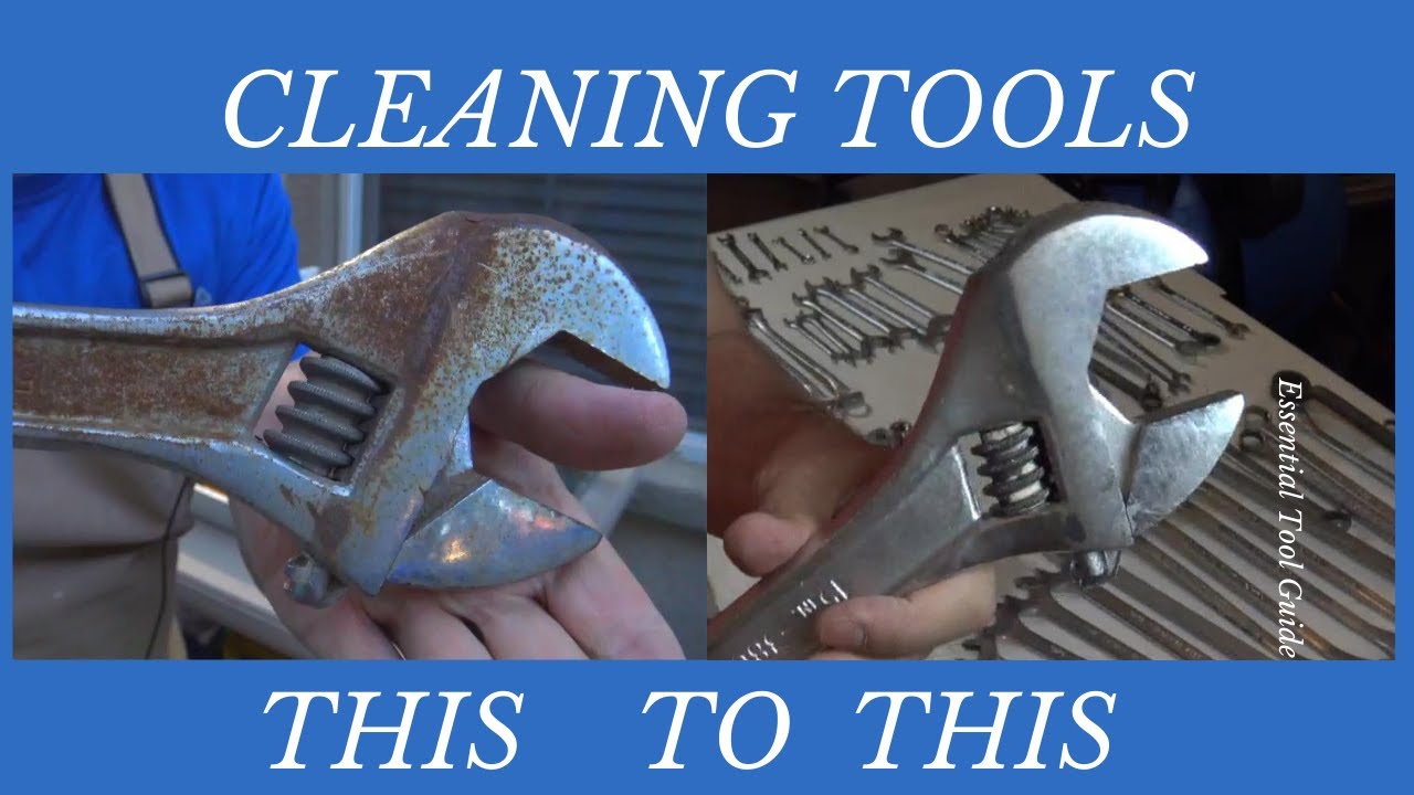 Cleaning Hand Tools - How to Clean Your Rusty Tools at Home!