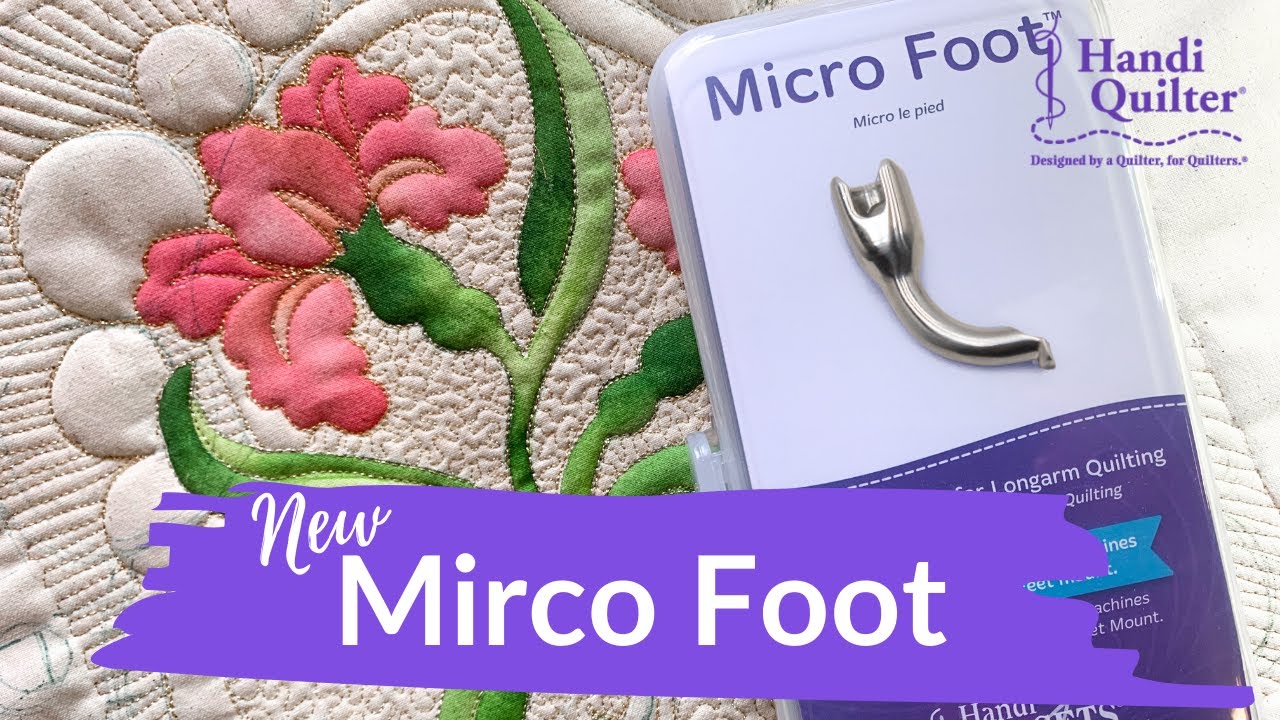 Unboxing the NEW MicroFoot from Handi Quilter