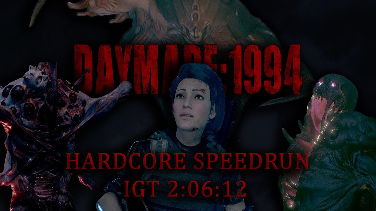 Daymare 1994 Sandcastle: Hardcore Any% Speedrun IGT 2:06:12