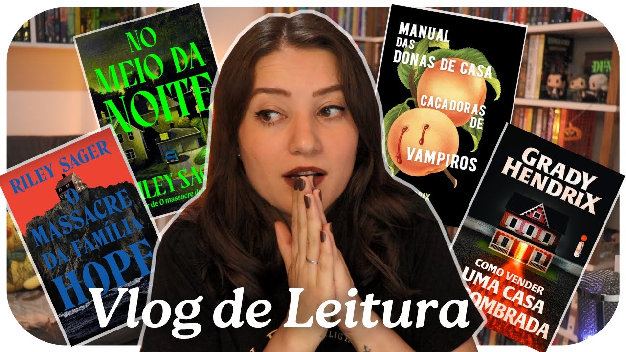 Dois autores de SUSPENSE e TERROR para voc&ecirc;s conhecerem 🎃 Vlog de Leitura #122 | Patricia Lima