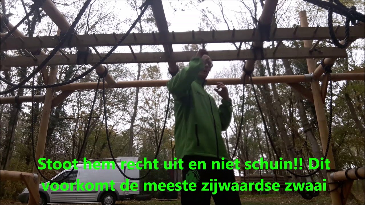 Survivalrun en Obstaclerunning Tutorial Techniek 031 Monkeybars