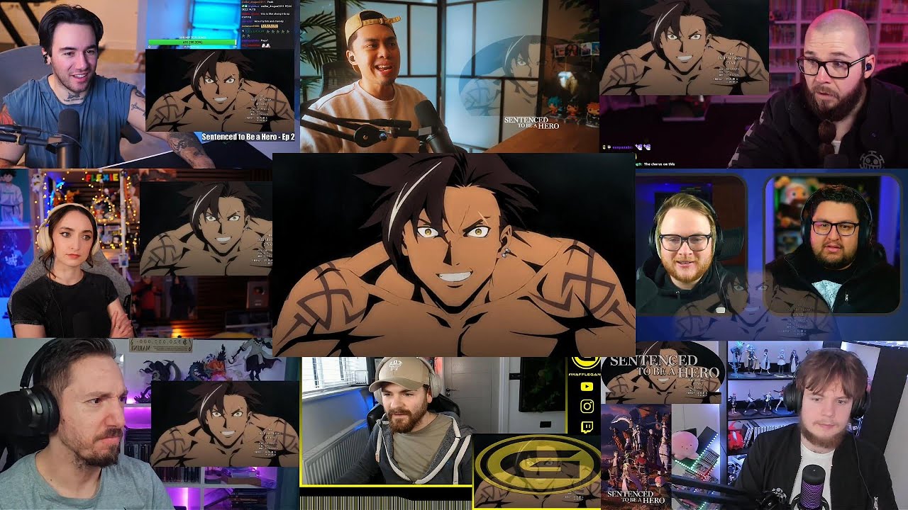 Sentenced to Be a Hero Opening "Kill the Noise" by SPYAIR Reaction Mashup