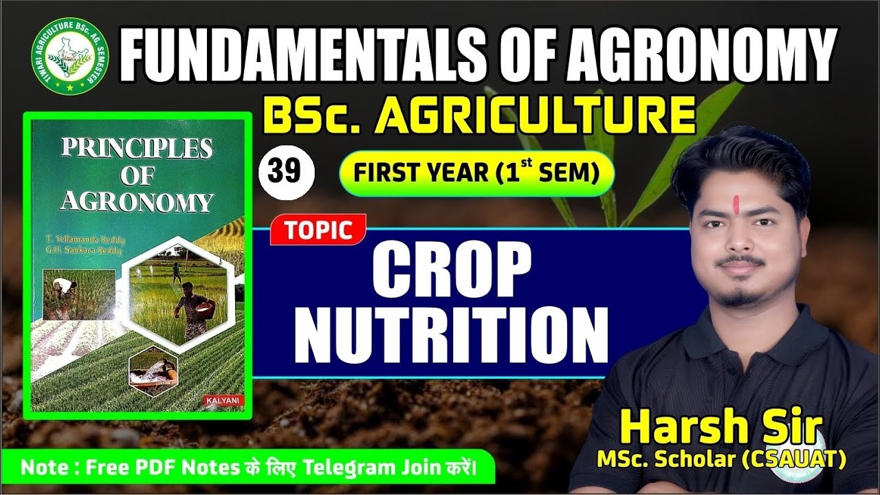 #Fundamentals_of_Agronomy