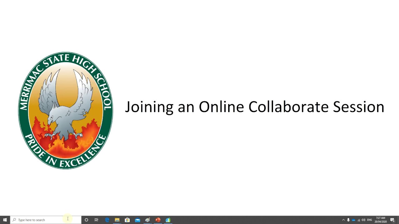 Joining online collaborate sessions