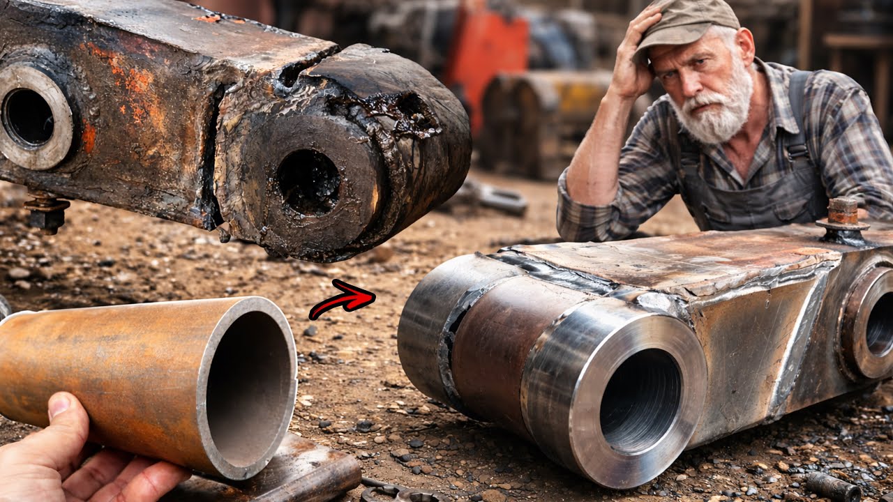 Brilliant Welding - Master Welder RepairsBroken  Heavy Excavator Boom