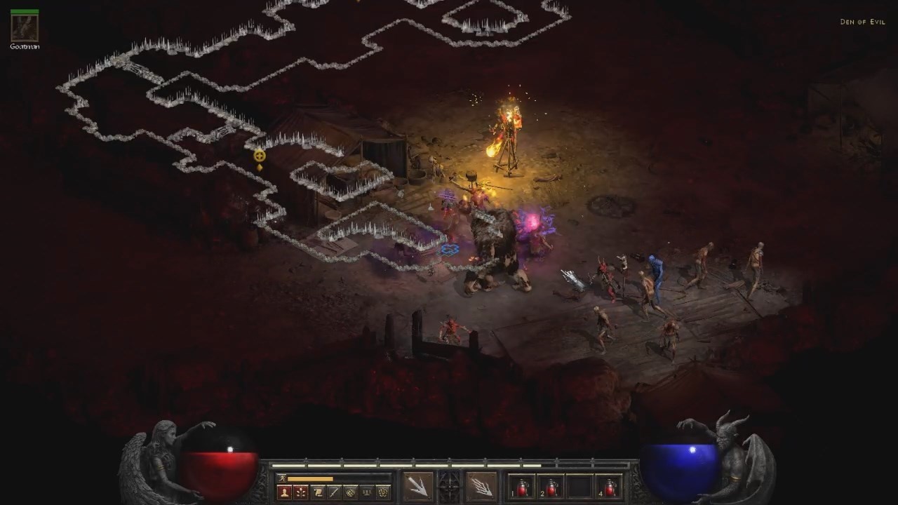Diablo II: Resurrected – Infernal Edition | First 20 Minutes Warlock Gameplay