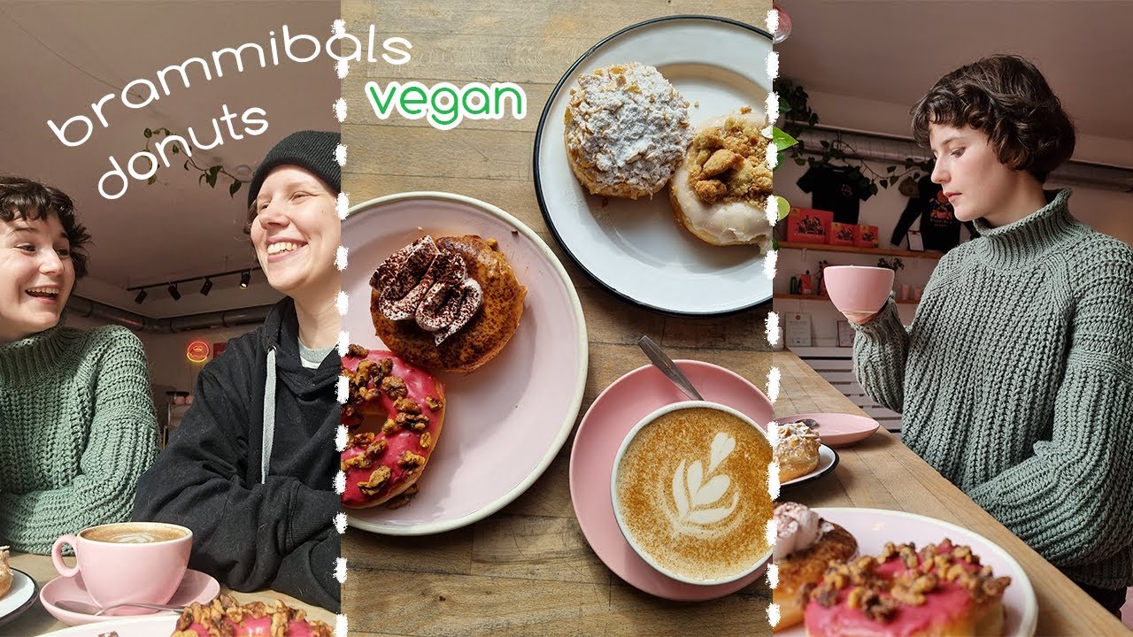 our FIRST TIME trying brammibals donuts! 🍩🌱 Berlin's famous vegan donut shop