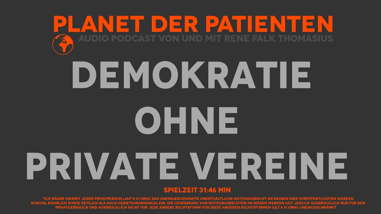 DEMOKRATIE OHNE PRIVATE VEREINE
