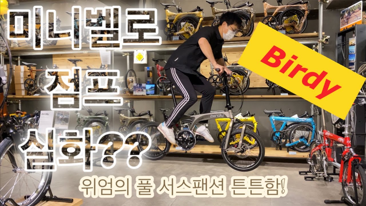 버디 스탠다드 디스크 접이식 미니벨로로 쉽지않은 튼튼함과 승차감을 구현