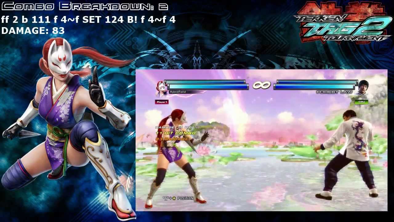 Tekken Tag 2: Kunimitsu Combo Breakdowns