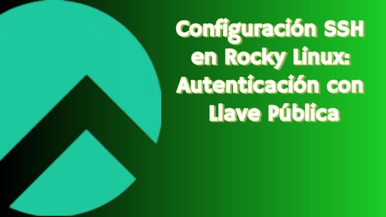 Laboratorio 3.3; Configuración SSh en Rocky Linux: Autentificación con llave Publica.