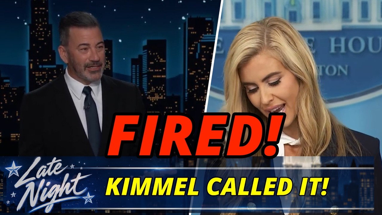 Kimmel PREDICTED Katie Zacharia's FIRING First | The REAL Reason Trump HIRED Her 🤣