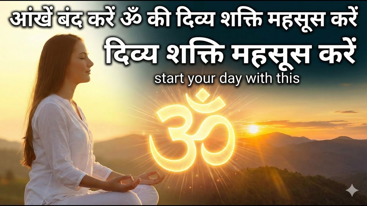 सिर्फ 1 मिनट का ॐ ध्यान | सुबह की पॉजिटिव एनर्जी पाएँ