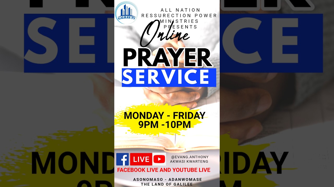 (LIVE) JOIN EVENING PRAYER SERVICE - WITH EVANG. ANTHONY AKWASI KWARTENG TUESDAY (02/03/2026)