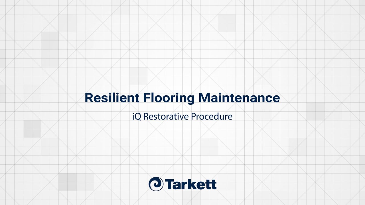 Resilient Floor Maintenance | iQ Restorative Procedure