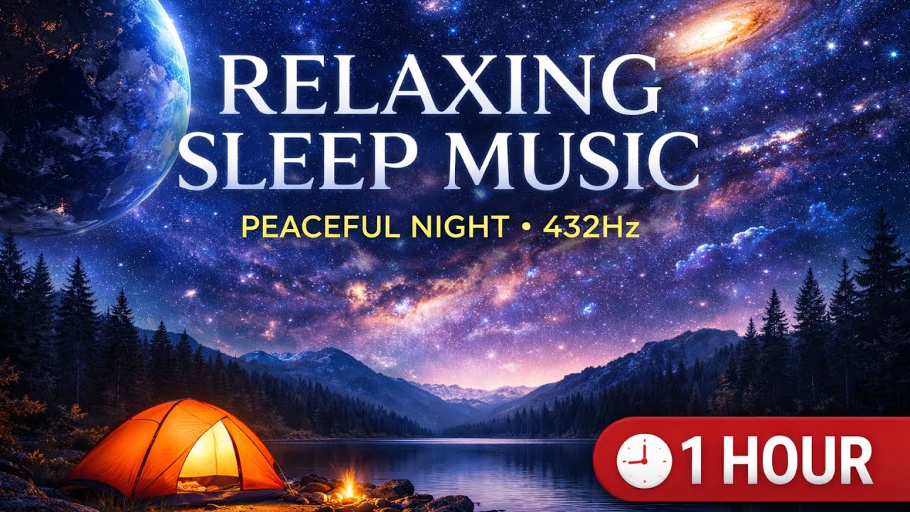 432Hz Deep Sleep Music 🌙 | Calm Mind, Anxiety Relief | 1 Hour