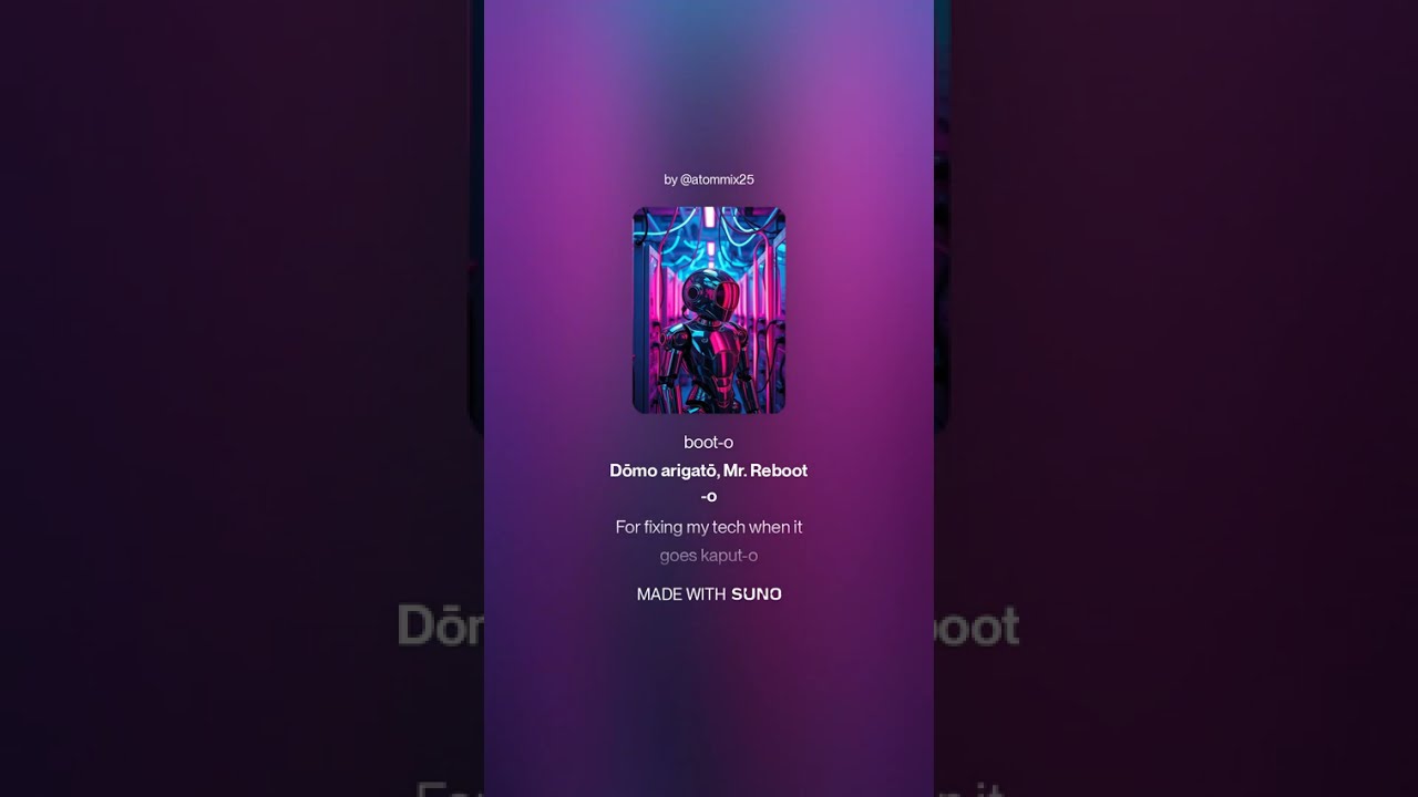 MR  REBOOT O' (Parody) (My Machines Took Over Mix)