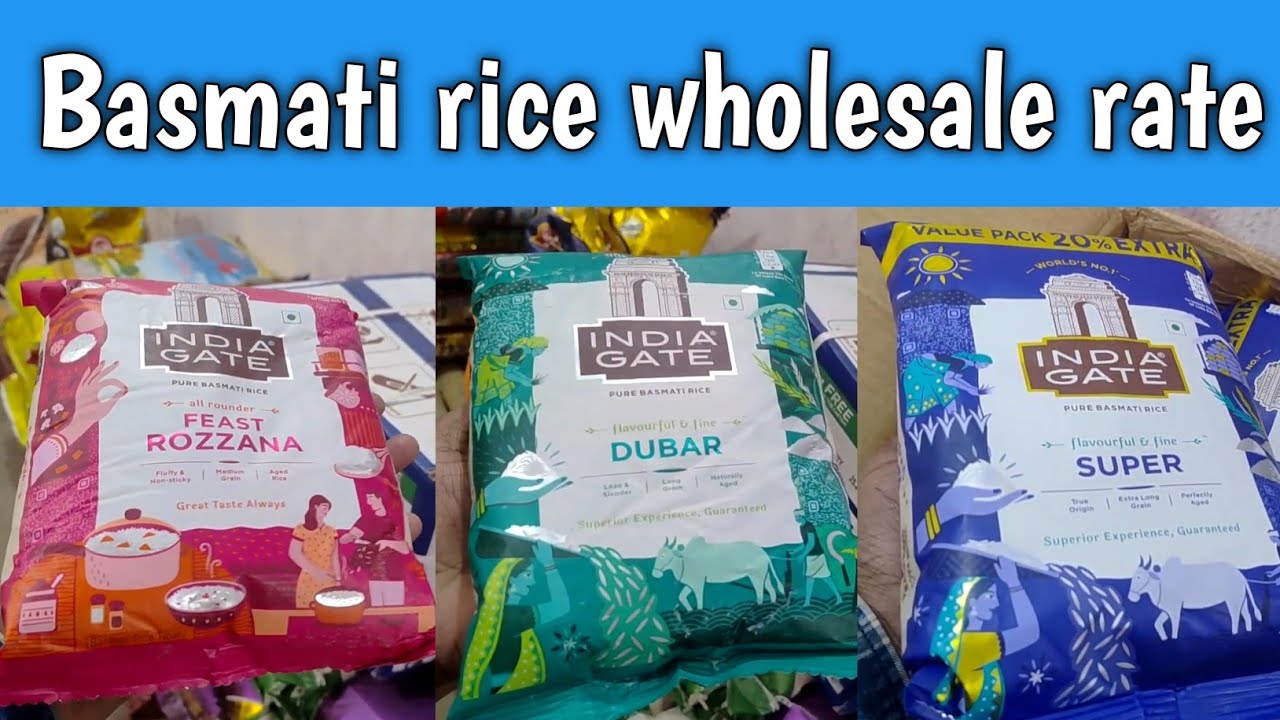 India gate feast rozzana, dubar & super rice wholesale price 🤯