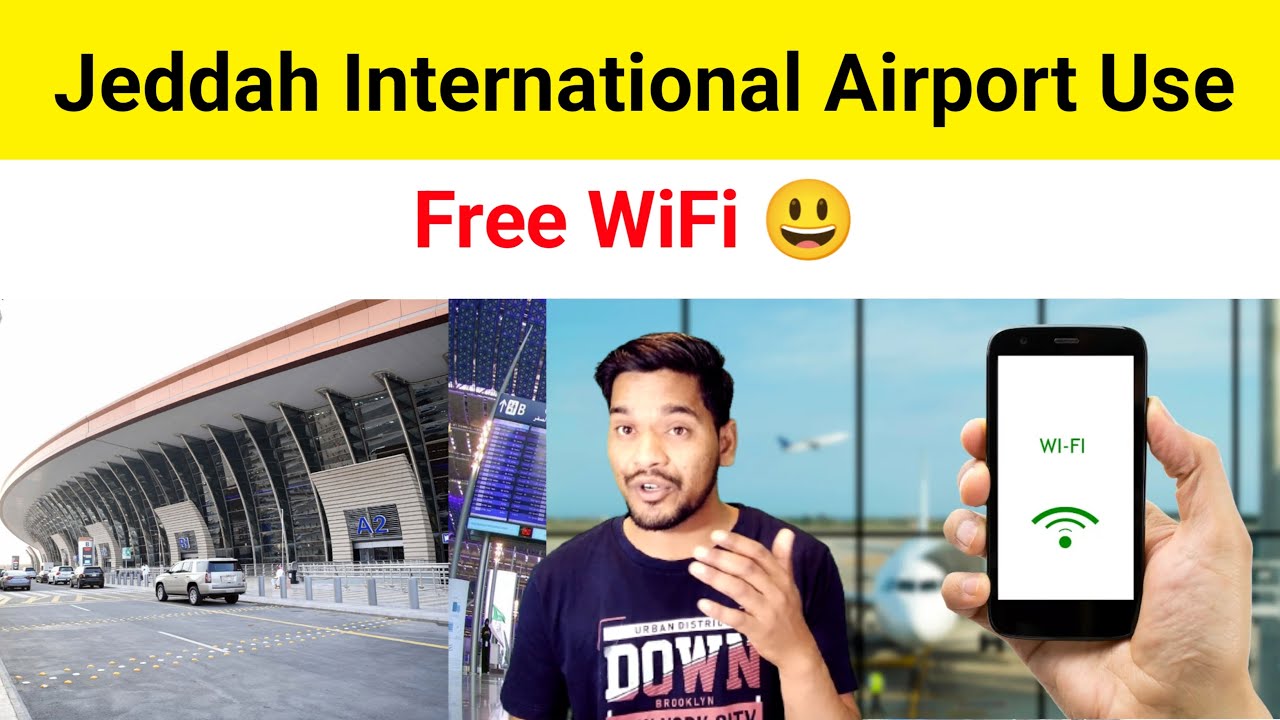 Jeddah International Airport Me Free Wifi Kaise Chalayen | JED Airport Free Wi-Fi