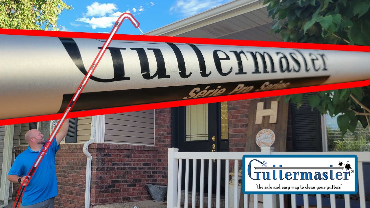 The easiest way to clean your gutters fast (Guttermaster Pro review)