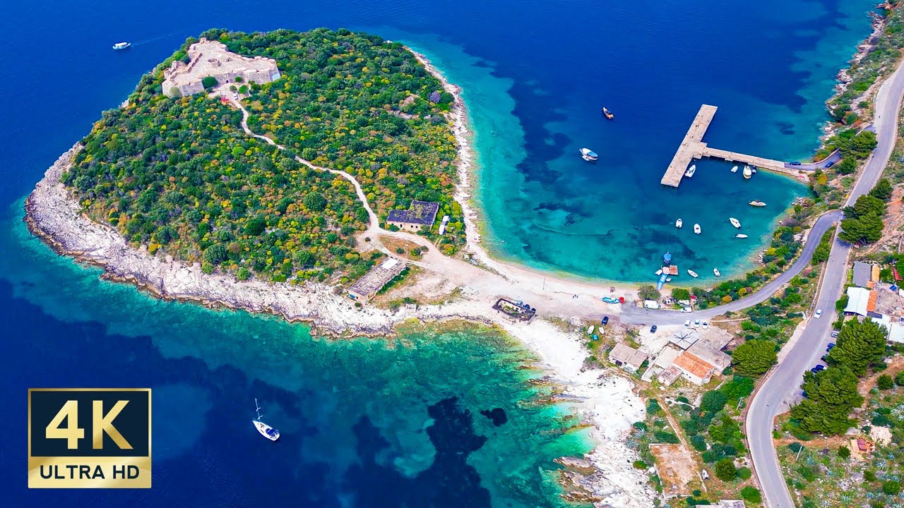 Porto Palermo Albania 4K Albanian Riviera Walking Tour 2024