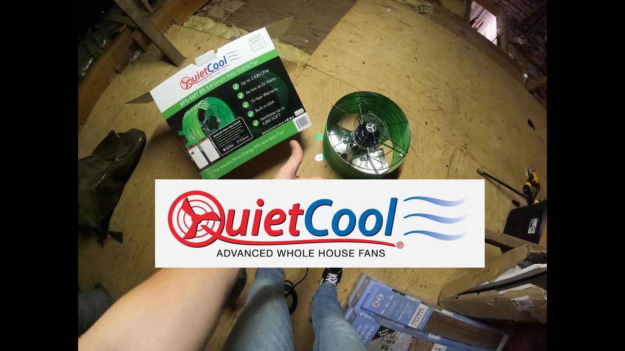 How To Install Quiet Cool Attic Fan