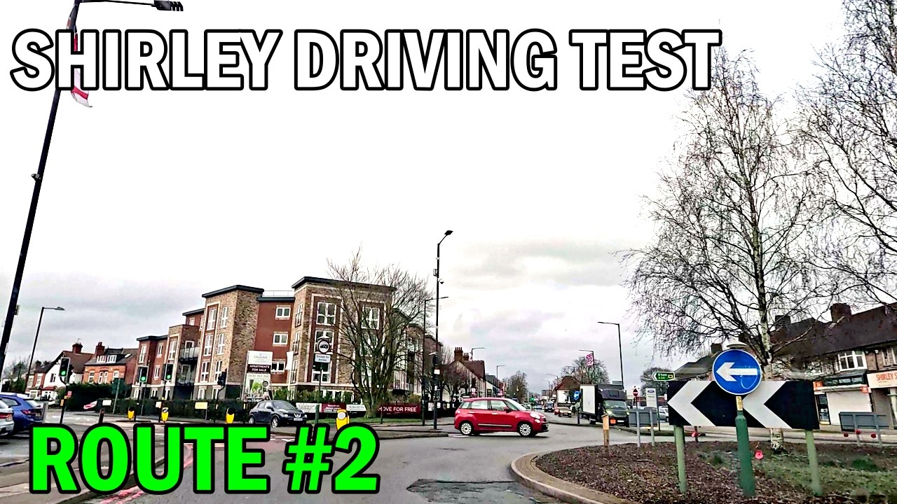 Shirley Driving Test Route (2) |  Birmingham UK 4K POV Dashcam