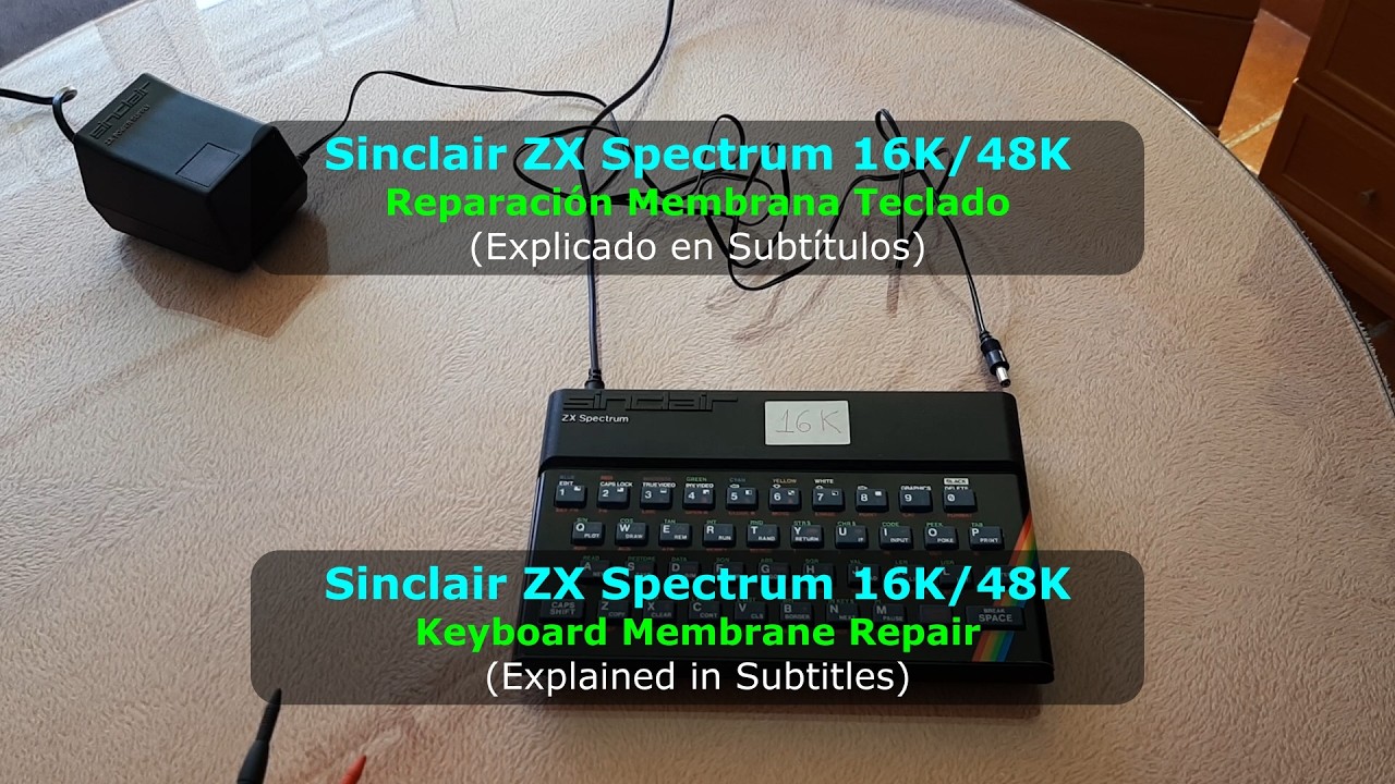 Reparacion Membrana ZX Spectrum 16K/48K