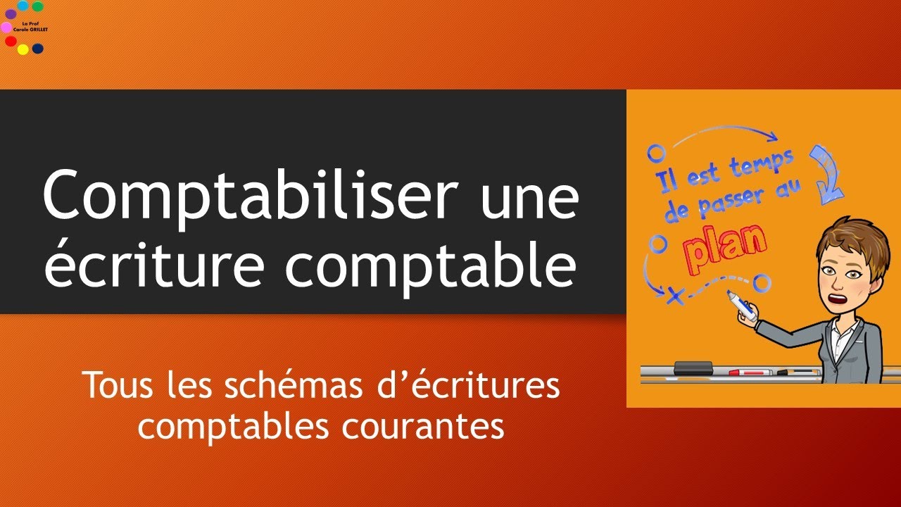 Les &eacute;critures comptables de base