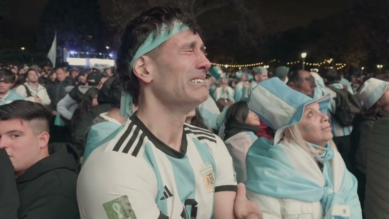Football fans in Buenos Aires in tears as Argentina lose World Cup final to Spain