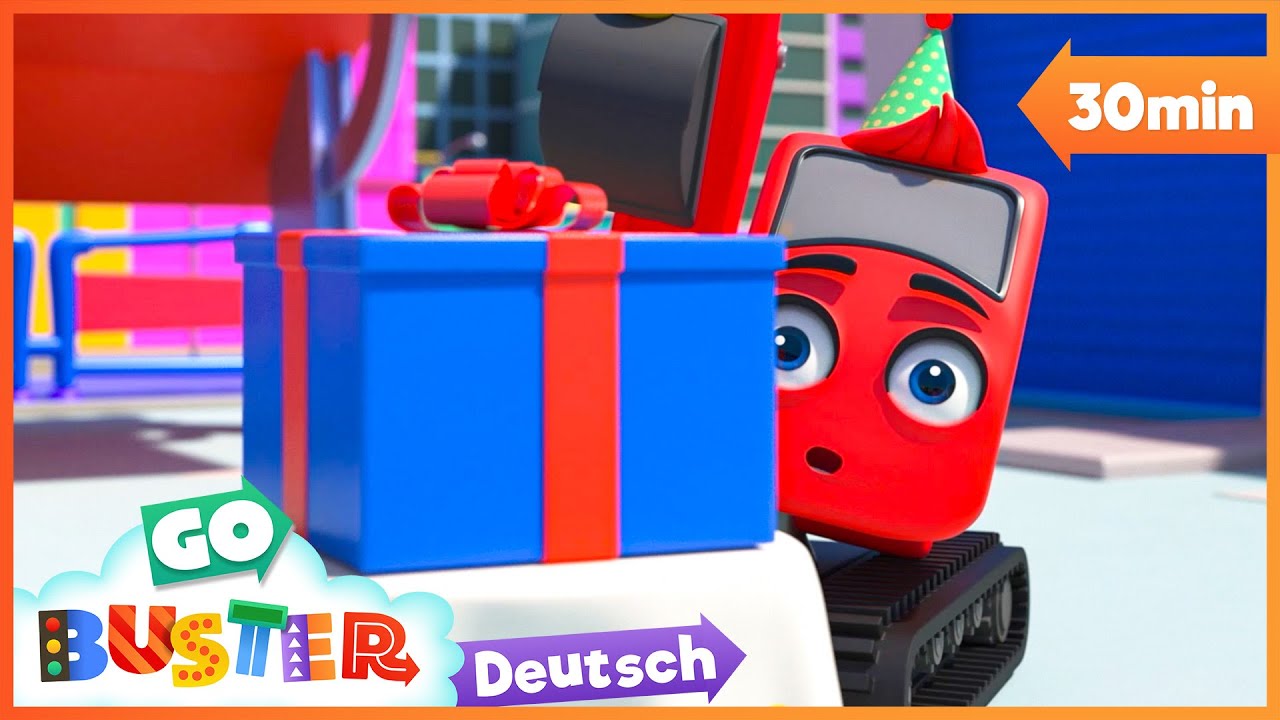 Buster geht auf eine Geburtstagsfeier | Go Buster Deutsch | Kinderlieder | Cartoons für Kinder