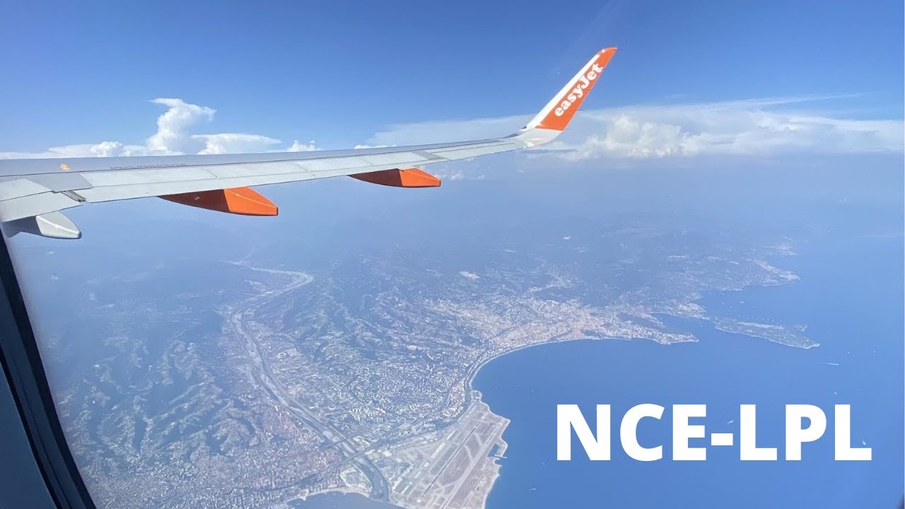 easyJet A320 - Nice Côte d'Azur to Liverpool