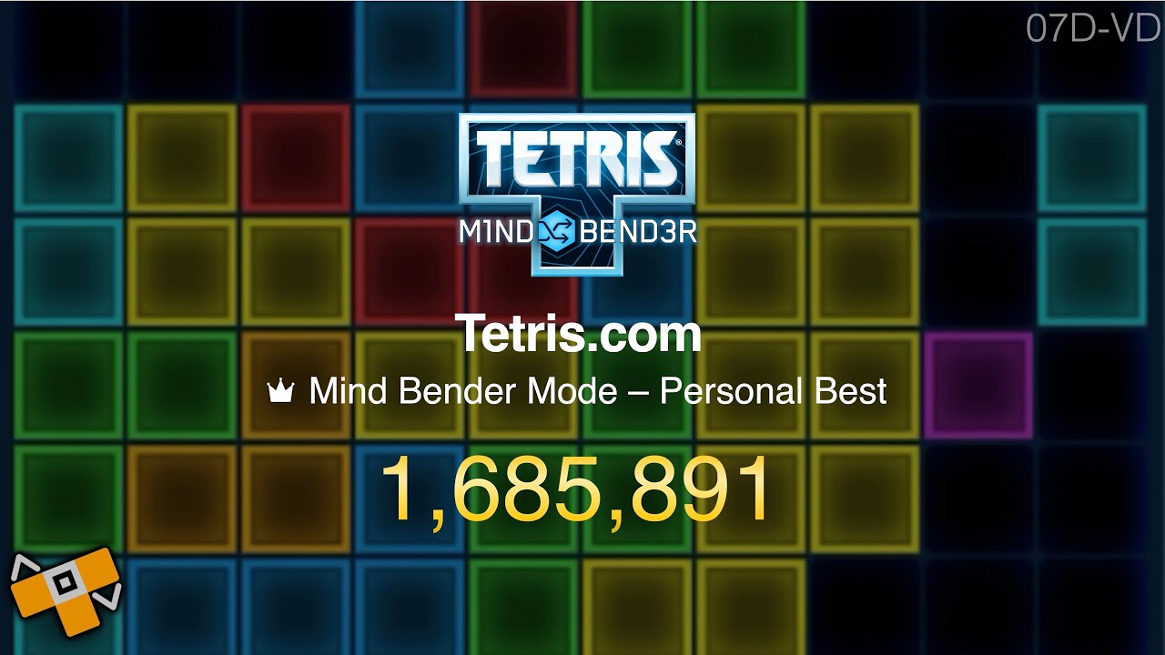 [4K] [Mobile WR] Tetris.com | Mind Bender - 1,685,891 points #elevatingmobilegaming (07D-VD)
