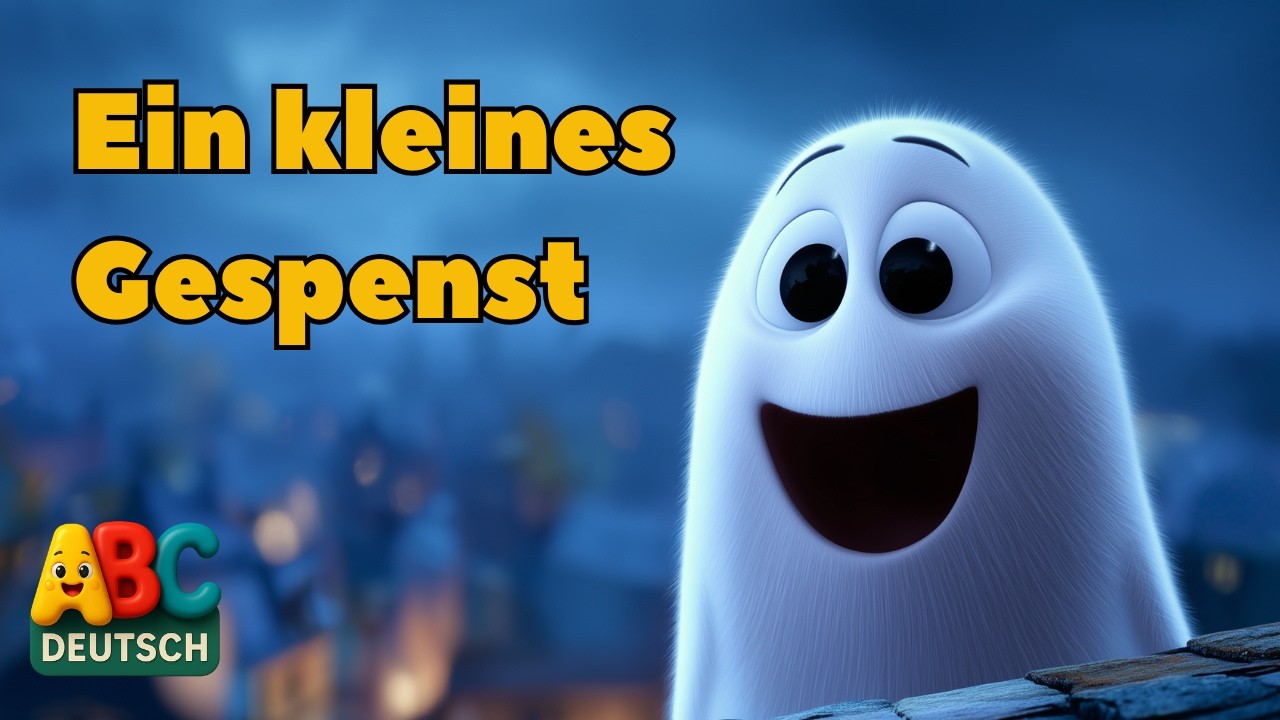 👻 Ein kleines Gespenst 🎵 Lustiges Kinderlied für Halloween & Gute Nacht | Kindergarten & Vorschule