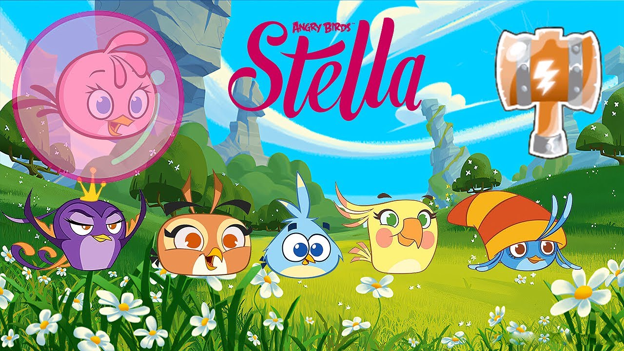 Angry Birds Stella - All Birds & Power-Ups Gameplay (2024)