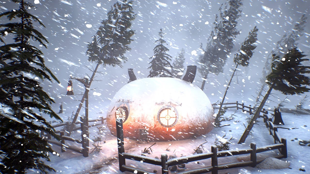BLIZZARD SOUNDS for SLEEP & Relaxation | Silent Whiteout Wind Drift