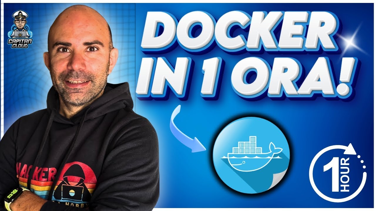 DOCKER in 60 Minuti. Il CORSO Rapido Completo [2025-100% Pratico] #dockertutorial #cloudcomputing