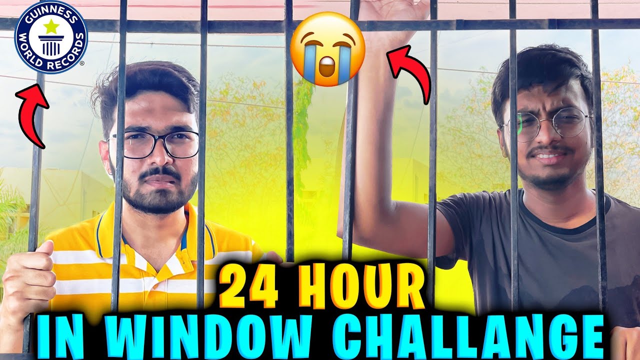 24hr In Window Challenge No Water 😭 Gone Wrong